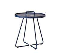 Cane-line Table d’appoint On-the-move bleu, Designer Christina Strand, Niels Hvass, 44x54x44 cm