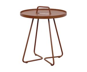 Cane-line Table d'appoint On-the-move Ø44 cm Desert red