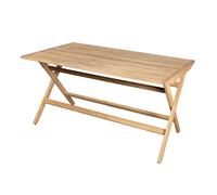 Cane-Line Table de jardin pliable Flip 140x80cm teck LxlxH 140x80x72,5cm