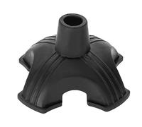 Cane Tip Self Standing Rubber - 4-Point Base Support for Enhanced Stability - Anti-Skid Walking Cane Tip Fits 19mm Canes for Seniors