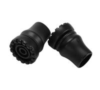 Cane Tips - 2PCS Heavy Duty Rubber Walking Stick Tips, Non Slip Replacement Caps, Durable Anti Skid Base Protectors, Sturdy Walking Cane Feet for Seniors Hiking Stick Stability and Daily Mobility