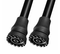 Cane Tips Set, Rubber Walking Ends, 1.42x1.89in Heavy Duty Replacement, Non-Slip Grip, Sturdy Wear-Resistant Design for Seniors, Walking Sticks, Hiking Poles, Daily Support