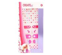 Canenco kit de création d'autocollants à ongles pour enfants - nail art coloré
