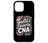 Canes de Sucre d'orge de Noël préférés du Père Noël pour infirmière Coque pour iPhone 12 Mini