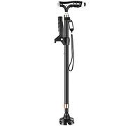 Canes Walkers Déambulateur pour personnes âgées, 3 modes, lampe de poche LED, aide à l'équilibre, aide à la mobilité, canne légère et réglable pour homme et femme, béquille en aluminium, déambulateur