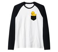 Caneton mignon Pocket Pal Funny Baby Duck Animal de la ferme Manche Raglan