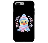 Caneton Souriant Hiver Mignon Oiseau Portrait Graphique Canard Coque pour iPhone 7 Plus/8 Plus