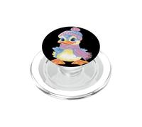 Caneton Souriant Hiver Mignon Oiseau Portrait Graphique Canard PopSockets PopGrip pour MagSafe