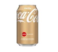24x Canette de Coca-Cola Vanille, Vanilla, Coke, Boisson Rafraîchissante, Softdrink, Caféine, 30 cl (pack of 24)