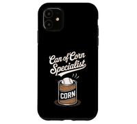 Canette de maïs Baseball Humour avec Baseball Vintage Coque pour iPhone 11