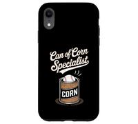 Canette de maïs Baseball Humour avec Baseball Vintage Coque pour iPhone XR