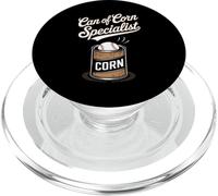 Canette de maïs Baseball Humour avec Baseball Vintage PopSockets PopGrip pour MagSafe