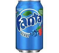 Canette de Soda Berry Myrtilles Framboises Fanta