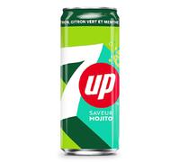 Canette de Soda Seven Up Mojito 33cl