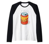 Canette de soda vibrante style pop art sodapop Manche Raglan