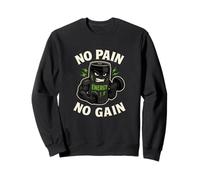Canette Énergie Gym Entraînement Gym NO Pain NO Gain Sweatshirt