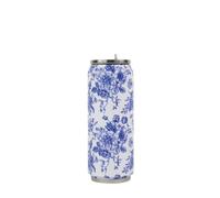 Canette Isotherme 500 Ml - Toile De Jouy Bleu
