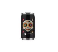Les Artistes Paris – Canette isotherme A-4301 – 280 ml, inox, sans BPA, bec rabattable, Sugar Skull