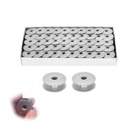 canette machine a coudre,Bobines De Machine à Coudre 25mm,100Pcs Kits De Bobines Bobines en Aluminium Bobines en Métal pour Machines à Coudres Bobines pour la Plupart des Machines à Coudres(02)