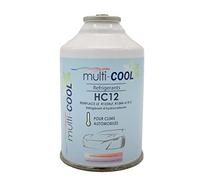 Multitanks Canette réfrigérant MULTICOOL 12a, remplace Le r12, r134a et 1234yf - 160 grs, avec Filetage 1/2 Acme
