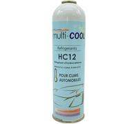 Canette réfrigérant MULTICOOL 12a , remplace le r12, r134a et 1234yf - 420 grs , avec filetage 1/2 ACME-