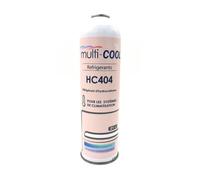 Canette Réfrigérant Multicool-404 de 400grs, remplace le R22, R407C, R502 et R404a-