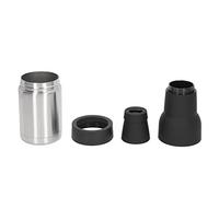 Canette sous vide en acier inoxydable à double paroi, bouteille d'isolation thermique avec ouvre-bouteille, réservoir de stockage au froid de 340,2 g pour bière et boissons, fond (Couleur acier)