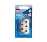 Prym Canettes 21,2 mm pour machine à coudre – métal pour petite navette rotative – Bleu x5