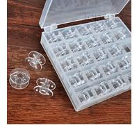 Canettes pour machine à coudre - RICEEL - Pack 25 - Étui transparent - Universelles - Compatibles Brother/Bernina/Pfaff/Singer