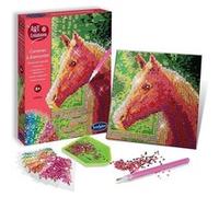 Sentosphère – Canevas à Diamanter Cheval – Activité manuelle strass – Dès 8 ans – 20240