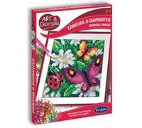 Canevas à diamanter papillons et marguerites SentoSphère G