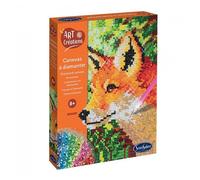 Sentosphère - 3920360 - Kit de Loisirs Créatifs - Peinture au Diamant - Renard - Bricolage - Enfants et Adultes