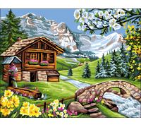 Canevas Antique Alpages Rafael Angelo 50x65cm