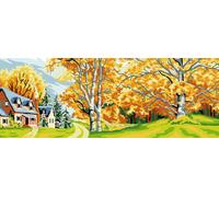 Canevas Antique Automne 30x65 Cm