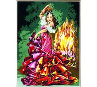 Canevas Antique Danse De Nuit 45x60cm - Se929.322