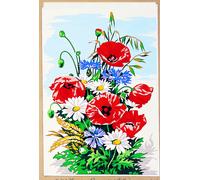 Canevas Antique Fleurs Des Champs 30x40cm - Se928.222