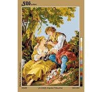 Canevas Antique La Cage François Boucher 45x60cm - Se929.464