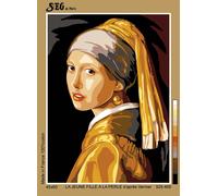 Canevas Antique La Jeune Fille À La Perle Vermeer 45x60cm