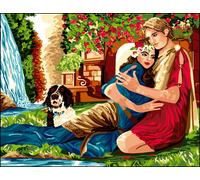 Canevas Antique L'amour Éternel 50x65cm