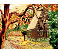 Canevas Antique L'automne 50x65cm