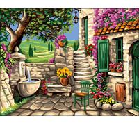 Canevas Antique Le Coin Tranquille Rafael Angelo 50x65cm