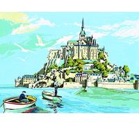 Canevas Antique Le Mont St Michel 45x60cm - Se929.165