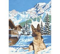 Canevas Antique Le Refuge 50x65cm