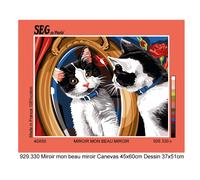 Canevas Antique Miroir Mon Beau Miroir 40x50cm