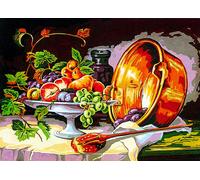 Canevas Antique Nature Morte Leroux 45x60cm