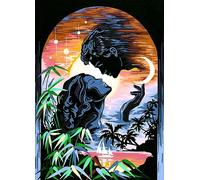 Canevas Antique Rêve Tropical 45x60cm