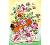 Canevas Antique Soir D'opéra 45x60cm - Se929.251