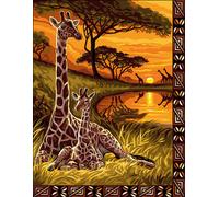 Canevas Antique Souvenirs D'afrique Rafael Angelo 50x65cm