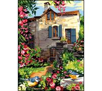 Canevas Antique Vieille Masure 45x60cm