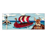Canevas Antique Viking 30x65cm